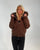 Fur Jacket - Dark Brown