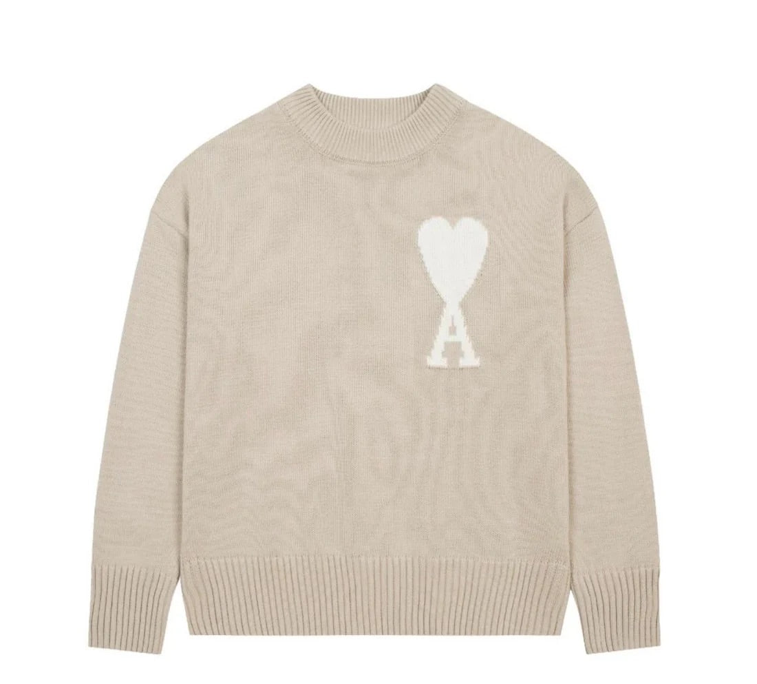 Modischer Strickpullover
