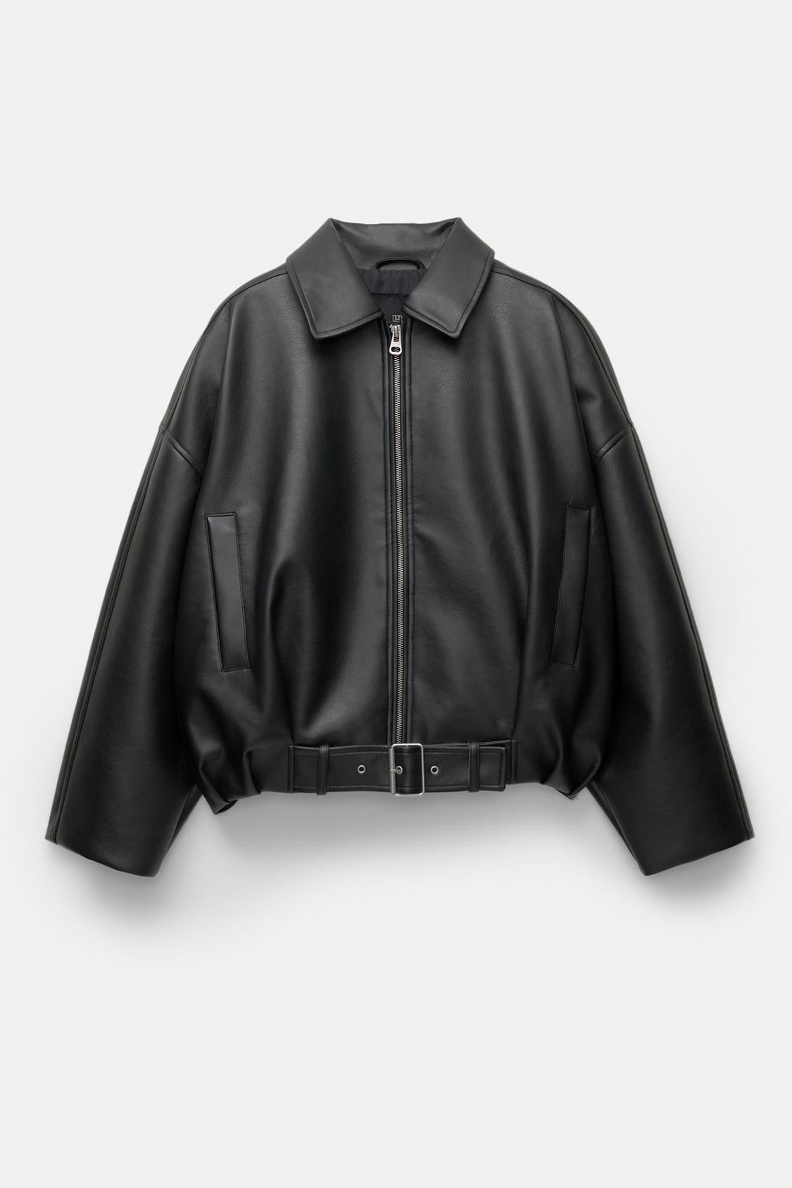 Virale Lederjacke