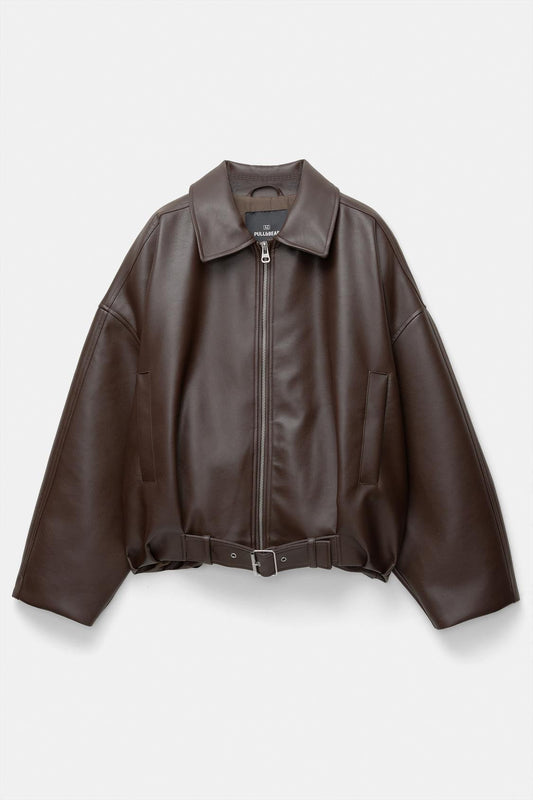 Virale Lederjacke