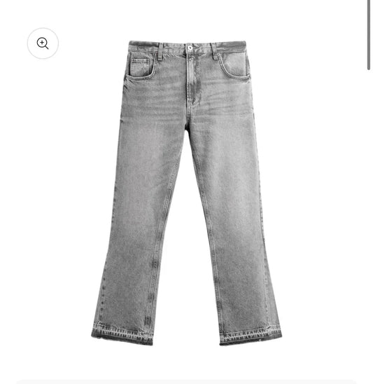 "Veloure" Flared Denim
