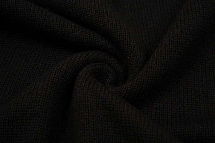 "HEART" - SWEATER BLACK (UNISEX)