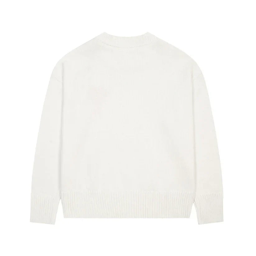 "HEART" - SWEATER WHITE (UNISEX)
