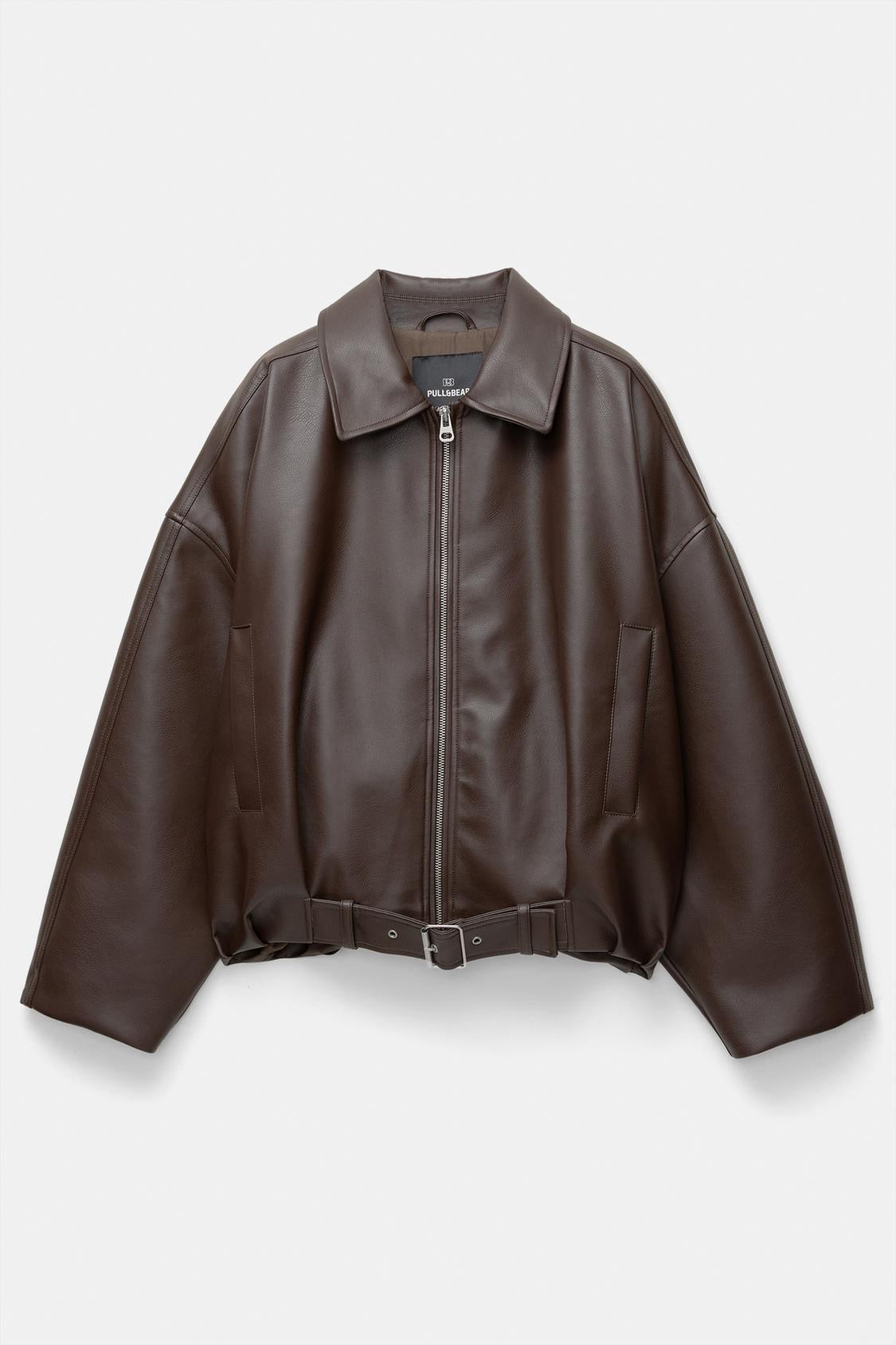 Virale Lederjacke