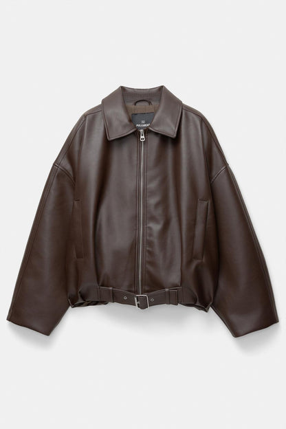 Virale Lederjacke