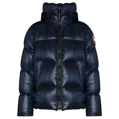 "Goose" Shiny Puffer Blue